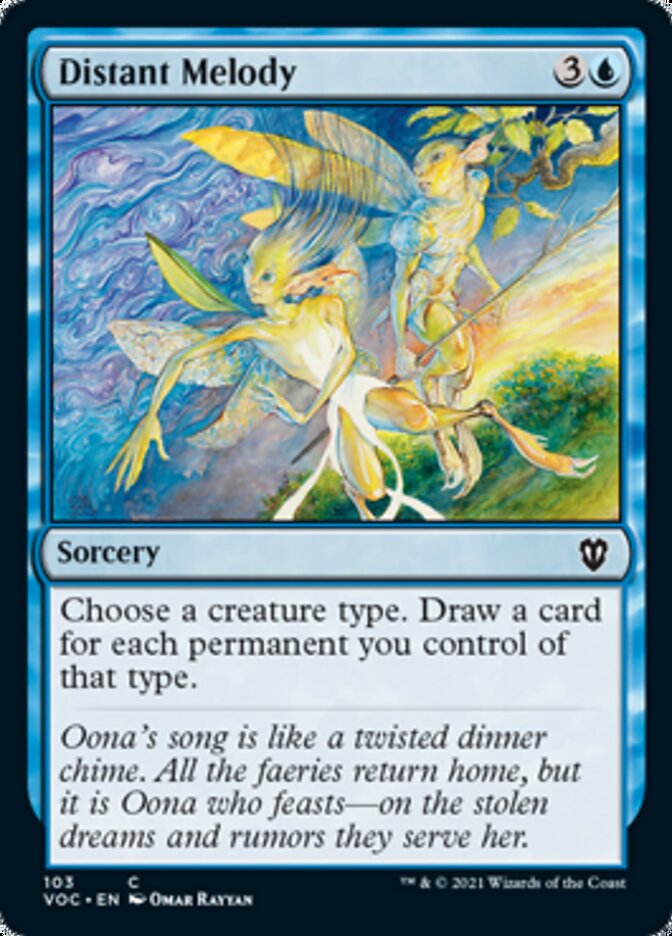 Distant Melody [Innistrad: Crimson Vow Commander] | Dragon's Lair Comics and Fantasy Houston TX