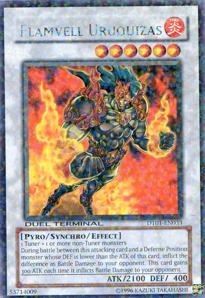Flamvell Uruquizas [DT01-EN033] Rare | Dragon's Lair Comics and Fantasy Houston TX