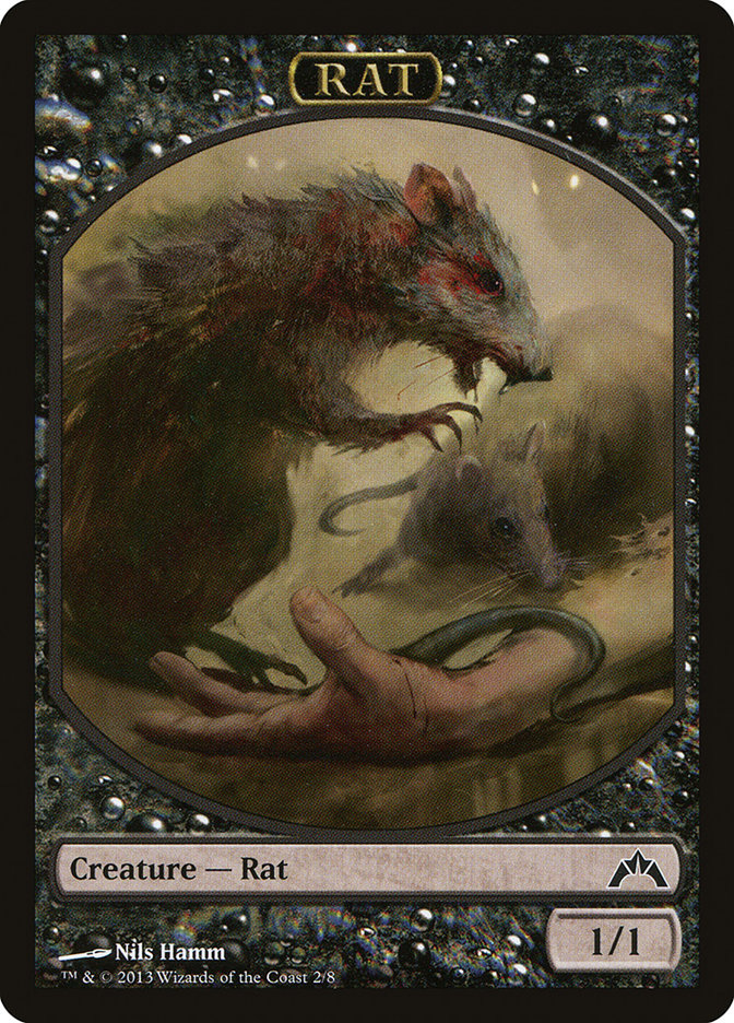 Rat Token [Gatecrash Tokens] | Dragon's Lair Comics and Fantasy Houston TX
