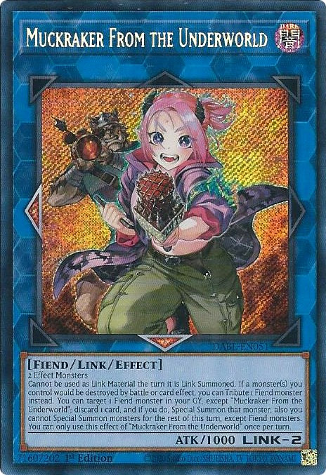 Muckraker From the Underworld [DABL-EN051] Secret Rare | Dragon's Lair Comics and Fantasy Houston TX