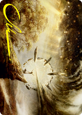 Harness Infinity Art Card (Gold-Stamped Signature) [Strixhaven: School of Mages Art Series] | Dragon's Lair Comics and Fantasy Houston TX