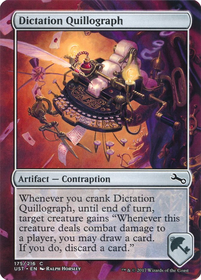 Dictation Quillograph [Unstable] | Dragon's Lair Comics and Fantasy Houston TX
