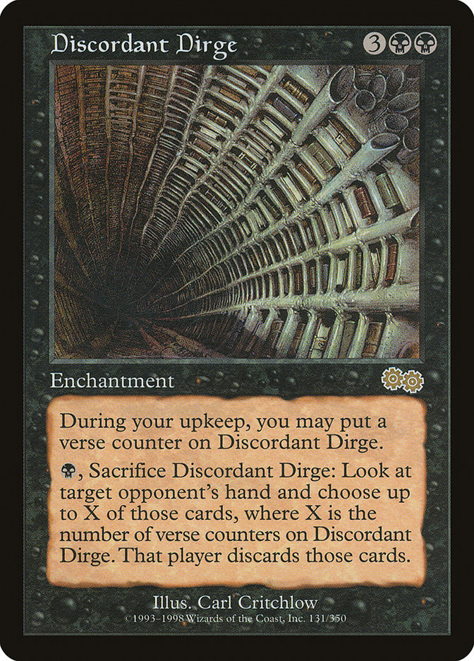 Discordant Dirge [Urza's Saga] | Dragon's Lair Comics and Fantasy Houston TX