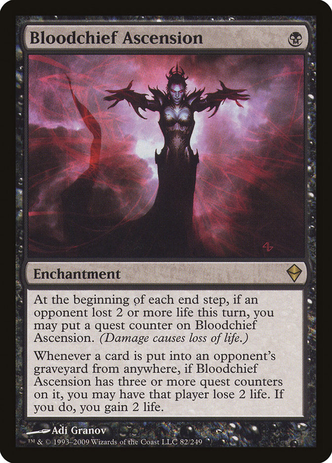 Bloodchief Ascension [Zendikar] | Dragon's Lair Comics and Fantasy Houston TX