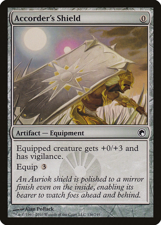 Accorder's Shield [Scars of Mirrodin] | Dragon's Lair Comics and Fantasy Houston TX