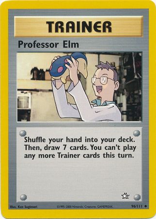 Professor Elm (96/111) [Neo Genesis Unlimited] | Dragon's Lair Comics and Fantasy Houston TX