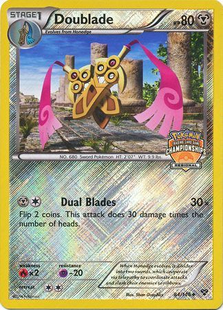 Doublade (84/146) (Regional Championship Promo) [XY: Base Set] | Dragon's Lair Comics and Fantasy Houston TX