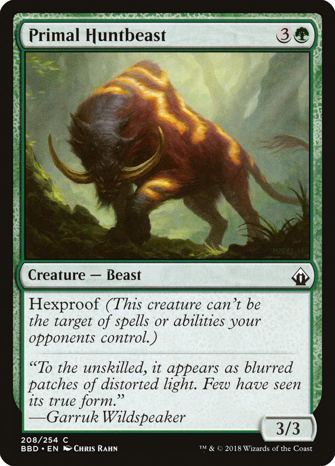 Primal Huntbeast [Battlebond] | Dragon's Lair Comics and Fantasy Houston TX