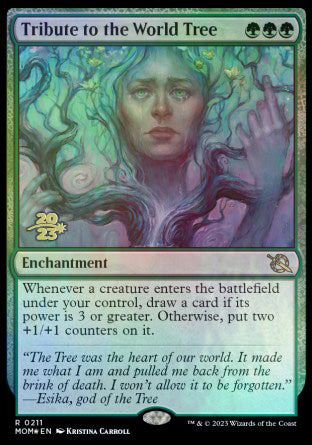 Tribute to the World Tree [March of the Machine Prerelease Promos] | Dragon's Lair Comics and Fantasy Houston TX
