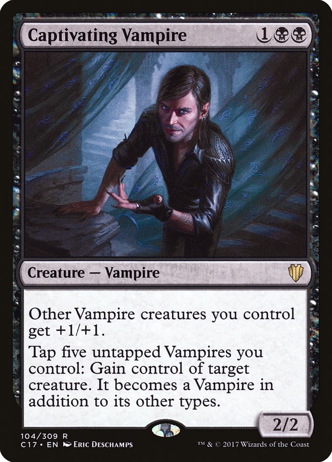 Captivating Vampire [Commander 2017] | Dragon's Lair Comics and Fantasy Houston TX