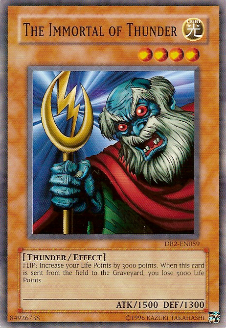 The Immortal of Thunder [DB2-EN059] Common | Dragon's Lair Comics and Fantasy Houston TX