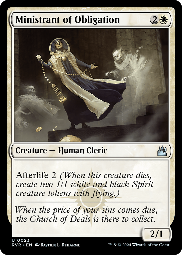 Ministrant of Obligation [Ravnica Remastered] | Dragon's Lair Comics and Fantasy Houston TX