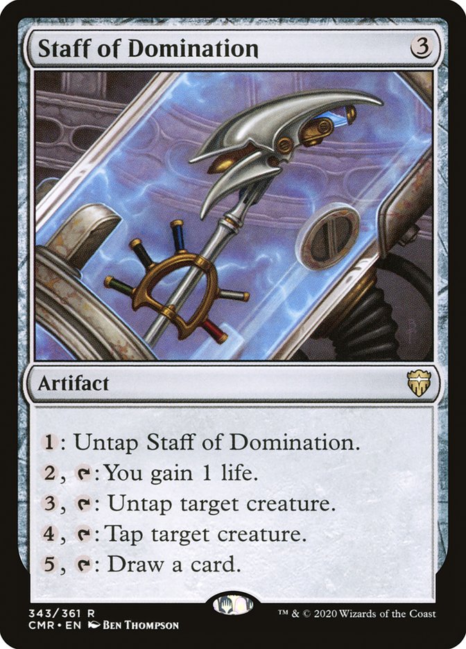 Staff of Domination [Commander Legends] | Dragon's Lair Comics and Fantasy Houston TX