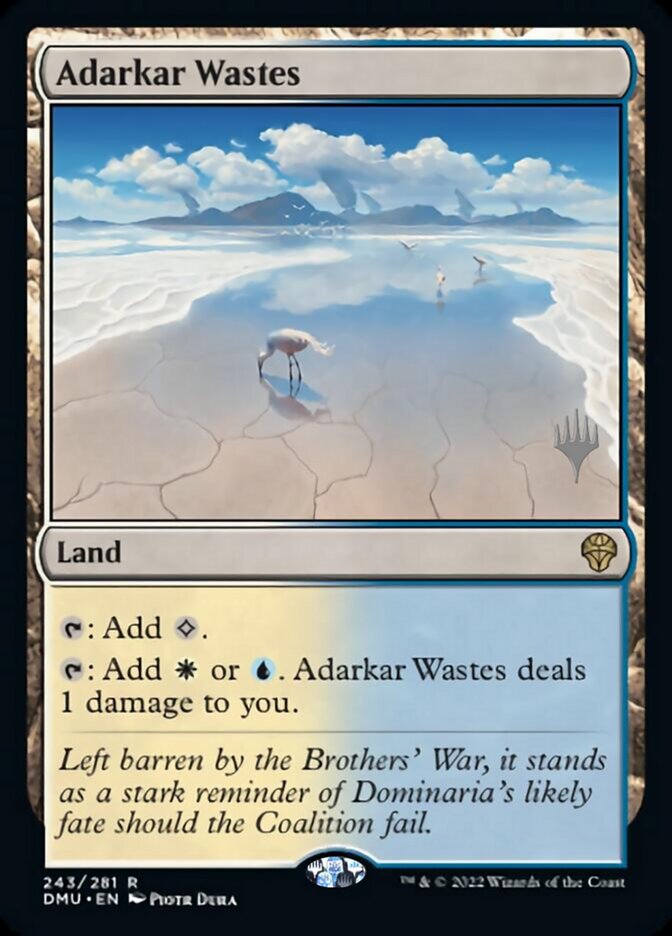 Adarkar Wastes (Promo Pack) [Dominaria United Promos] | Dragon's Lair Comics and Fantasy Houston TX