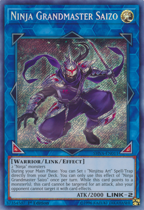 Ninja Grandmaster Saizo [SHVA-EN011] Secret Rare | Dragon's Lair Comics and Fantasy Houston TX