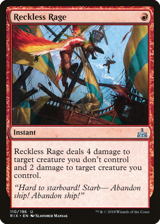 Reckless Rage [Rivals of Ixalan] | Dragon's Lair Comics and Fantasy Houston TX