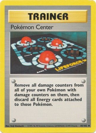 Pokemon Center (85/102) [Base Set Unlimited] | Dragon's Lair Comics and Fantasy Houston TX