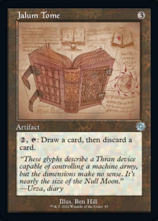 Jalum Tome (Retro Schematic) [The Brothers' War Retro Artifacts] | Dragon's Lair Comics and Fantasy Houston TX