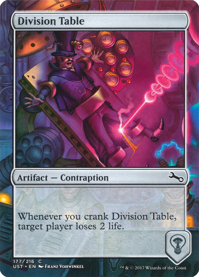 Division Table [Unstable] | Dragon's Lair Comics and Fantasy Houston TX