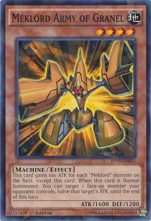 Meklord Army of Granel [BP03-EN083] Shatterfoil Rare | Dragon's Lair Comics and Fantasy Houston TX