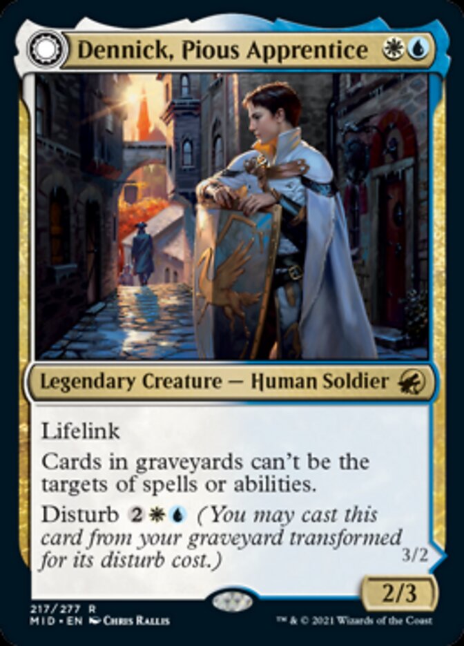 Dennick, Pious Apprentice // Dennick, Pious Apparition [Innistrad: Midnight Hunt] | Dragon's Lair Comics and Fantasy Houston TX