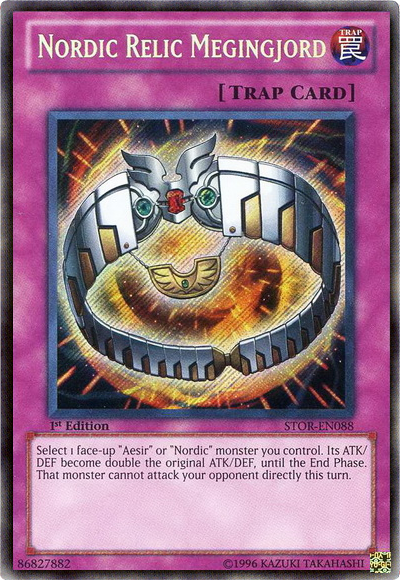 Nordic Relic Megingjord [STOR-EN088] Secret Rare | Dragon's Lair Comics and Fantasy Houston TX