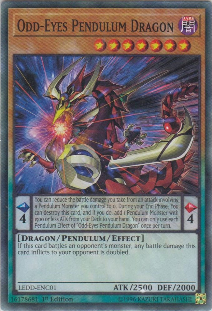 Odd-Eyes Pendulum Dragon [LEDD-ENC01] Common | Dragon's Lair Comics and Fantasy Houston TX
