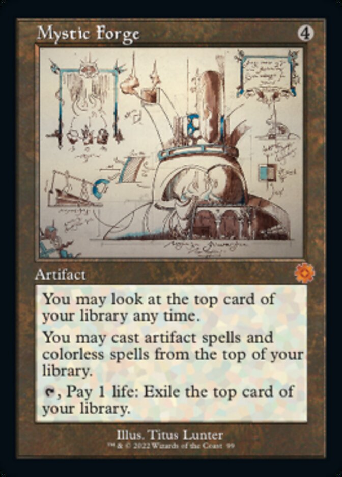Mystic Forge (Retro Schematic) [The Brothers' War Retro Artifacts] | Dragon's Lair Comics and Fantasy Houston TX
