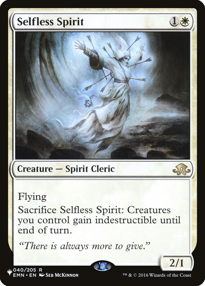 Selfless Spirit [The List] | Dragon's Lair Comics and Fantasy Houston TX