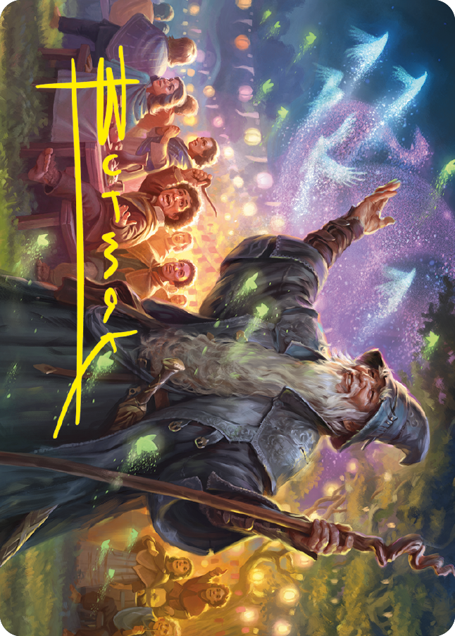 Gandalf, Friend of the Shire Art Card (Gold-Stamped Signature) [The Lord of the Rings: Tales of Middle-earth Art Series] | Dragon's Lair Comics and Fantasy Houston TX