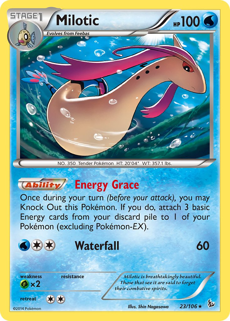Milotic (23/106) (Theme Deck Exclusive) [XY: Flashfire] | Dragon's Lair Comics and Fantasy Houston TX