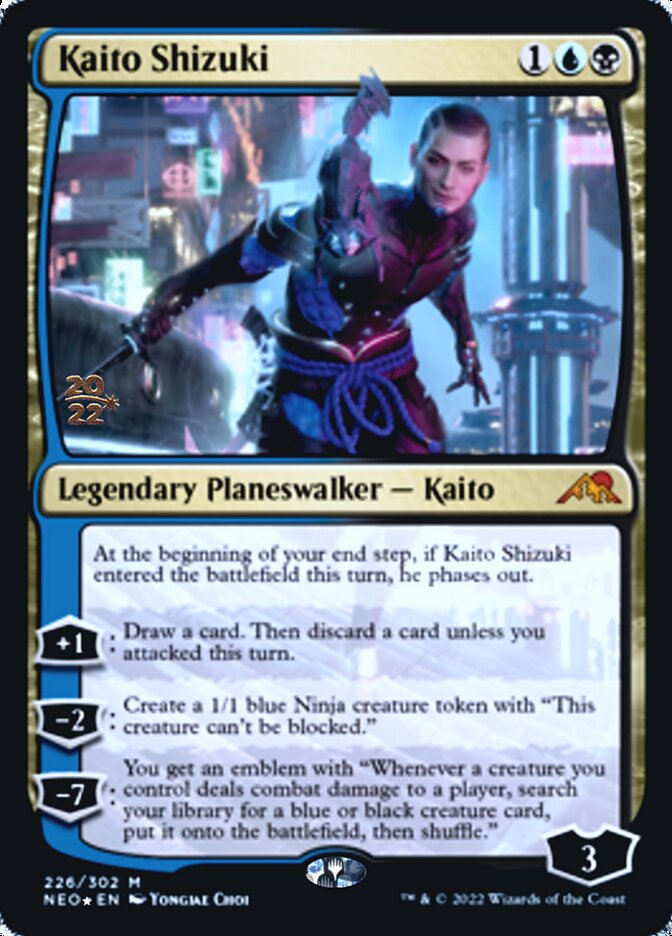 Kaito Shizuki [Kamigawa: Neon Dynasty Prerelease Promos] | Dragon's Lair Comics and Fantasy Houston TX