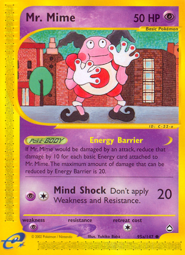 Mr. Mime (95a/147) [Aquapolis] | Dragon's Lair Comics and Fantasy Houston TX