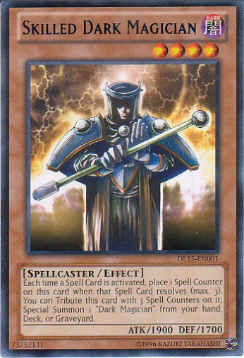 Skilled Dark Magician (Blue) [DL15-EN001] Rare | Dragon's Lair Comics and Fantasy Houston TX