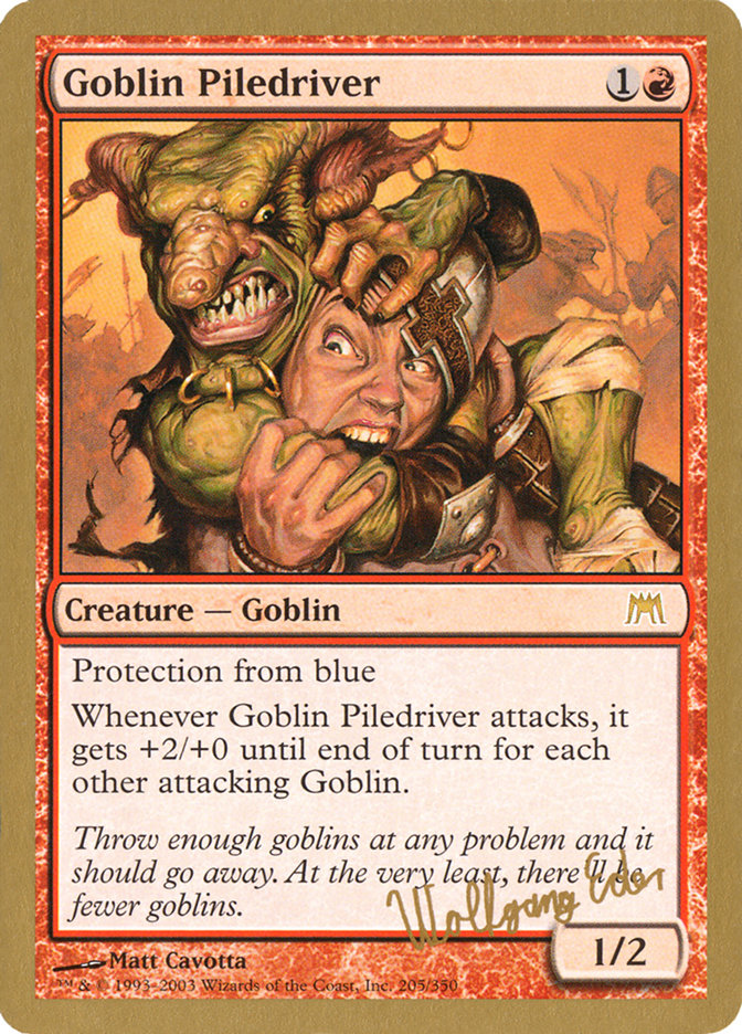 Goblin Piledriver (Wolfgang Eder) [World Championship Decks 2003] | Dragon's Lair Comics and Fantasy Houston TX