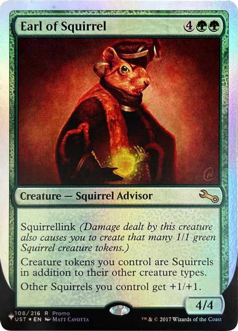 Earl of Squirrel (Unfinity Foil Edition) [The List] | Dragon's Lair Comics and Fantasy Houston TX