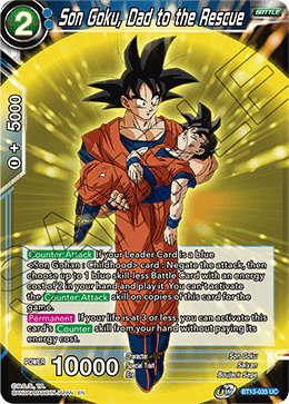 Son Goku, Dad to the Rescue (Uncommon) (BT13-035) [Supreme Rivalry] | Dragon's Lair Comics and Fantasy Houston TX