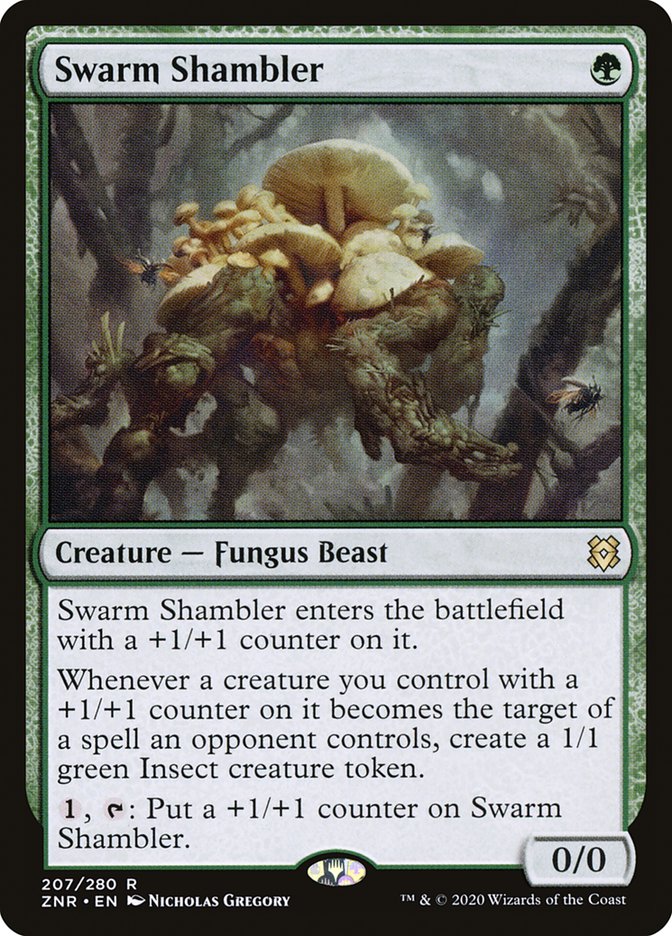 Swarm Shambler [Zendikar Rising] | Dragon's Lair Comics and Fantasy Houston TX
