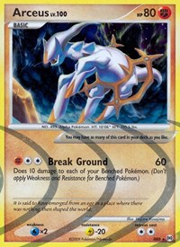 Arceus (AR8) [Platinum: Arceus] | Dragon's Lair Comics and Fantasy Houston TX