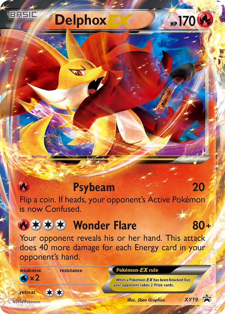 Delphox EX (XY19) [XY: Black Star Promos] | Dragon's Lair Comics and Fantasy Houston TX