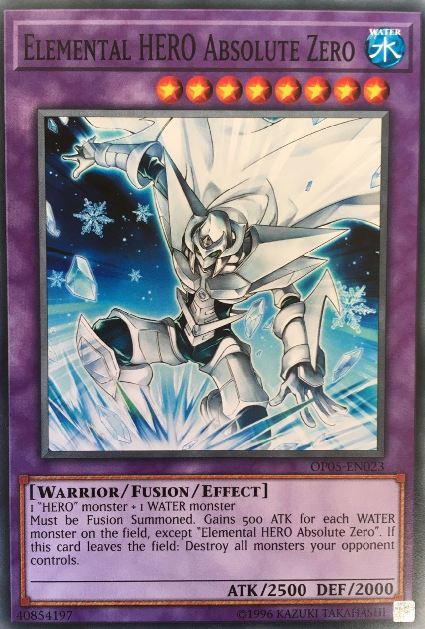 Elemental HERO Absolute Zero [OP05-EN023] Common | Dragon's Lair Comics and Fantasy Houston TX