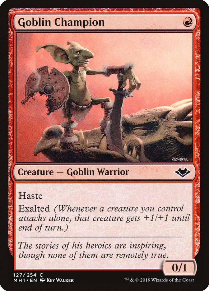 Goblin Champion [Modern Horizons] | Dragon's Lair Comics and Fantasy Houston TX
