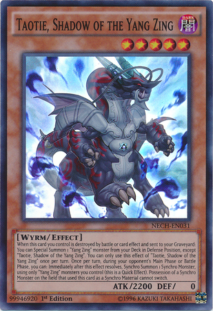 Taotie, Shadow of the Yang Zing [NECH-EN031] Super Rare | Dragon's Lair Comics and Fantasy Houston TX