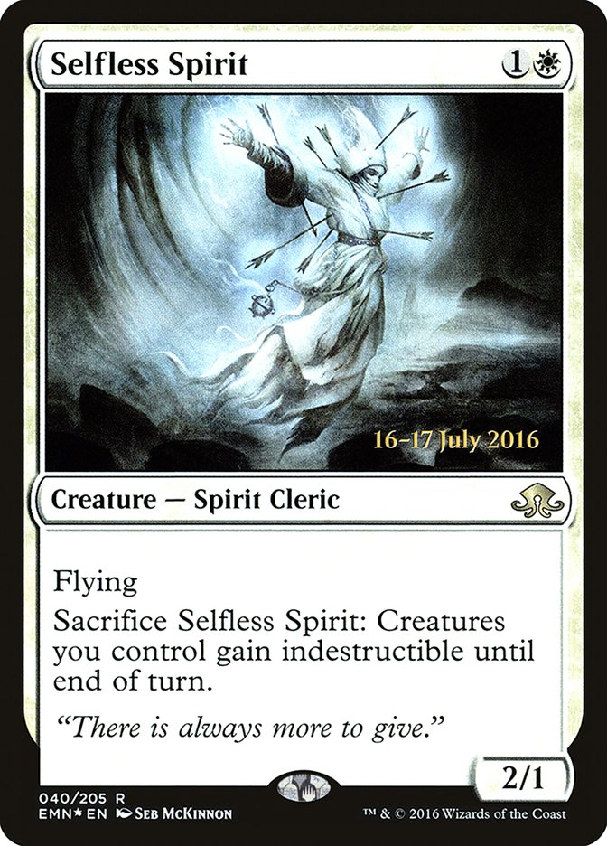 Selfless Spirit [Eldritch Moon Prerelease Promos] | Dragon's Lair Comics and Fantasy Houston TX