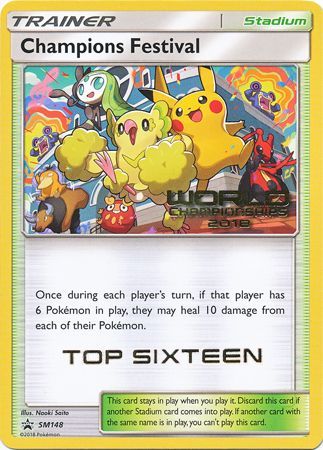 Champions Festival(SM148) (2018 Top Sixteen) [Sun & Moon: Black Star Promos] | Dragon's Lair Comics and Fantasy Houston TX