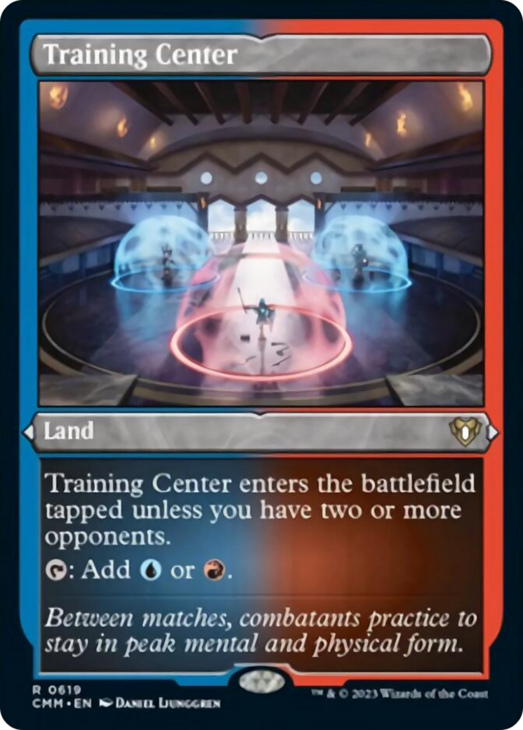 Training Center (Foil Etched) [Commander Masters] | Dragon's Lair Comics and Fantasy Houston TX