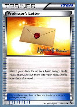 Professor's Letter (123/146) (Primal Groudon - Alejandro Ng-Guzman) [World Championships 2015] | Dragon's Lair Comics and Fantasy Houston TX