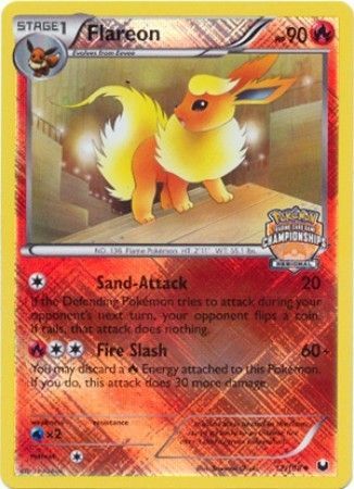 Flareon (12/108) (Regional Championship 2013 Promo) [Black & White: Dark Explorers] | Dragon's Lair Comics and Fantasy Houston TX