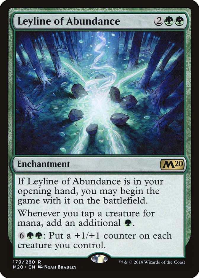 Leyline of Abundance [Core Set 2020] | Dragon's Lair Comics and Fantasy Houston TX