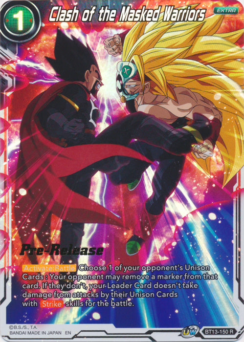 Clash of the Masked Warriors (BT13-150) [Supreme Rivalry Prerelease Promos] | Dragon's Lair Comics and Fantasy Houston TX